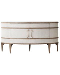 Curved Cabinet Brandon in Champagne