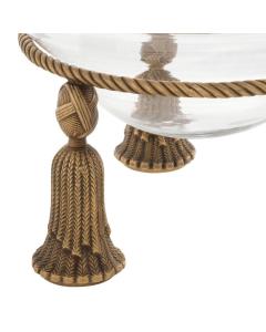 Decorative Bowl Tassel in Vintage Brass