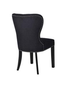 Pavilion Chic Dining Chair Sameer with Black Button Back
