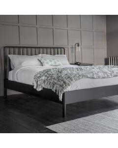Double Bed Frame Nordic in Black Oak