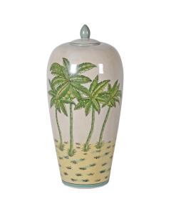 Ginger Jar Colonial Palm Tree - Large