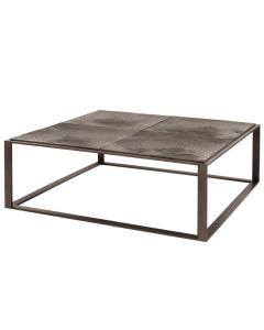 Eichholtz Coffee Table Zino with Bronze Wood Effect Top
