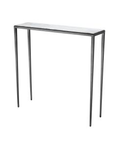 Eichholtz Side Table Henley with Marble Top - Bronze