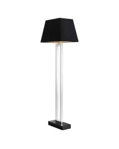 Floor Lamp Arlington With Black Velvet Shade