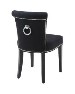 Eichholtz Dining Chair Key Largo black linen