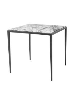 Eichholtz Side Table Henley with Marble Top - Bronze