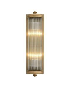 Eichholtz Wall Light Glorious in Matte Brass - Large