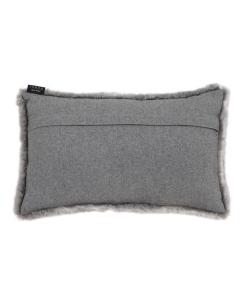 Faux Fur Cushion Alaska in Grey