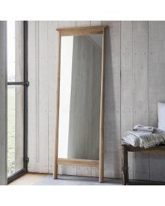 Nordic Ladder Mirror in Oak