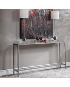  Hayley Silver Console Table