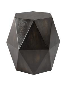  Volker Black Geometric Accent Table
