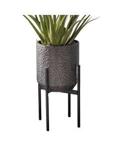 Emerson Black Metal Plant Stand Large
