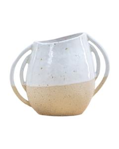 Abigail White Glaze Plant Pot