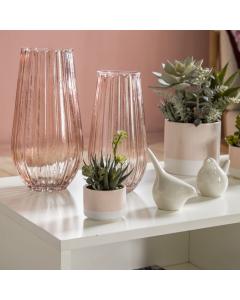 Emma Medium Pink Glass Vase