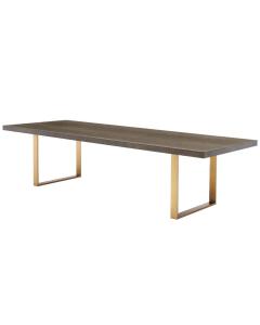 Large Dining Table Melchior in Brown