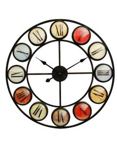 Smarty Large Multi Coloured Wall Clock