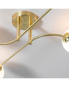 Fawn Ceiling Light with 4 Spheres