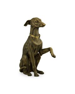 Light Brass Whippet Dog