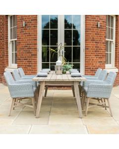 Lisboa 6 Seat Outdoor Dining Set with 240cm Derby Table