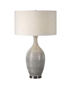  Dinah Gray Textured Table Lamp
