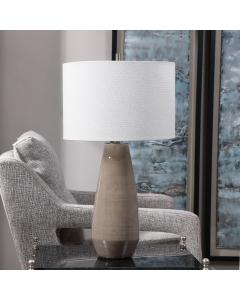  Volterra Taupe-Gray Table Lamp