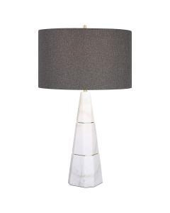  Citadel White Marble Table Lamp