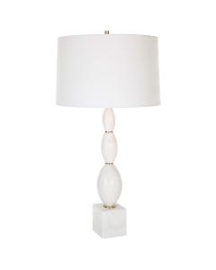  Regalia White Marble Table Lamp