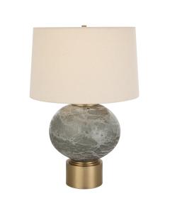  Lunia Gray Glass Table Lamp