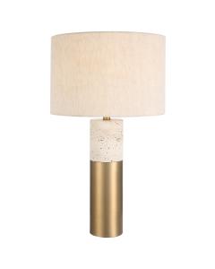  Gravitas Elegant Brass & Stone Lamp