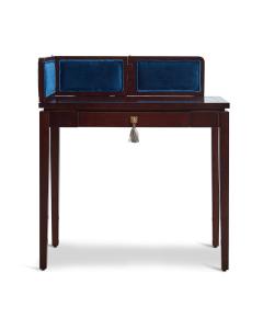 Elegance Desk with Blue Velvet