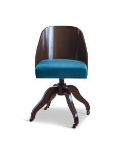 Shell Desk Chair in Teal Green