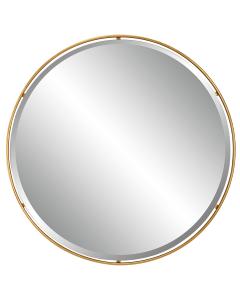  Canillo Gold Round Mirror