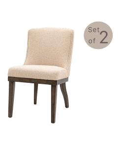 Munroe Dining Chair Taupe Set of 2