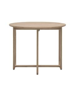 Nordia Folding Dining Table Natural 100cm