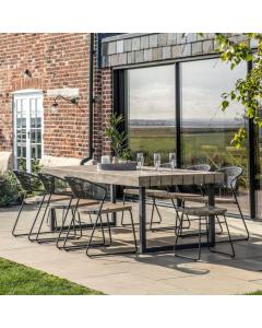 Lucena Industrial Outdoor Dining Table