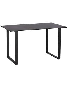 Panama Dining Table in Dark Grey Faux Ceramic