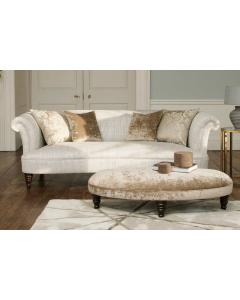 Parker Knoll Isabelle Large Sofa in Paris Oyster & Footstool in Mancini Copper