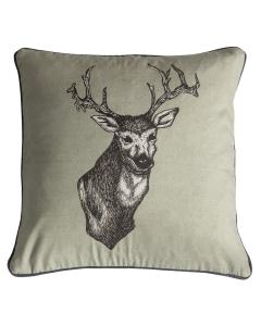 Cushion Stag Stanley in Sage Green