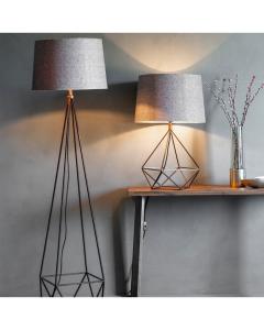 Orcus Floor Lamp with Geometric Frame
