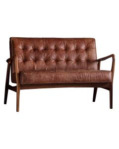 Sofa Memphis in Vintage Brown Leather  