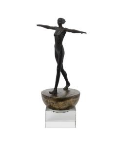 Woman Finding Balance Sculpture