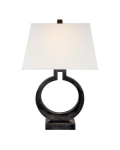 Ring Form Large Table Lamp | Bronze
