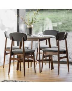Round Dining Table Plaza with Marble Top