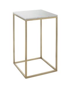 End Table Faceby with Marble Top