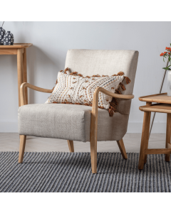 Keats Armchair in Natural Linen