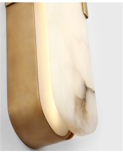 Melange 71 Elongated Wall Light | Antique Brass