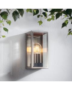 Rainow Outdoor Wall Light in Brushed Steel