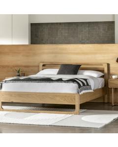 Nordia 5' Kingsize Bed Natural Oak