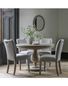 Francis Round Extending Dining Table 120 - 160cm