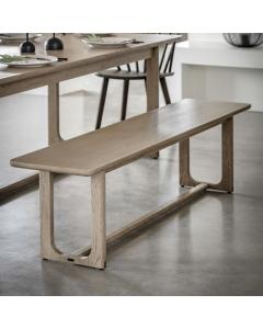 Nordia Dining Bench Smoked 165cm